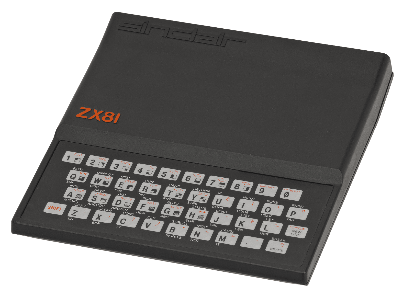 ZX-81 computer similar to the one Erik built at age eight