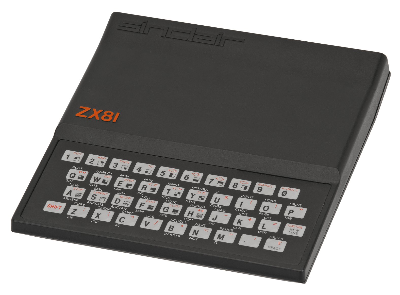 ZX-81 computer similar to the one he built at age eight